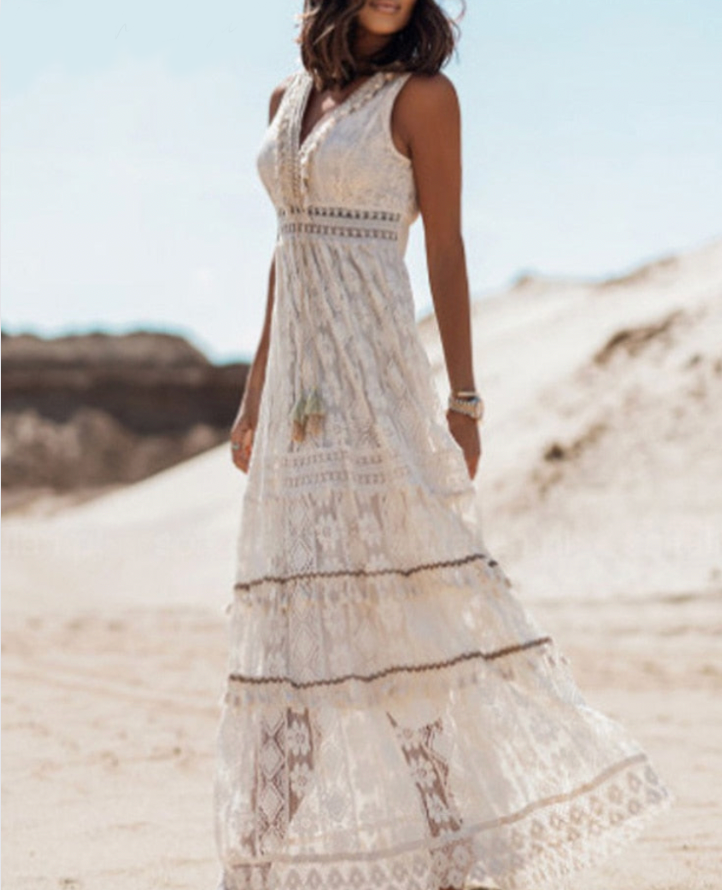 Carmina | Elegantes Kleid im Boho-Stil