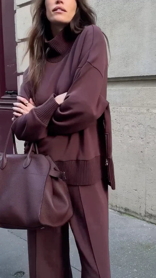 Entspannungsset Lina für Frauen - Elegante und bequeme Freizeitkleidung