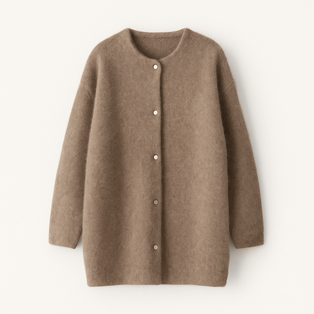 Cardigan light dark brown