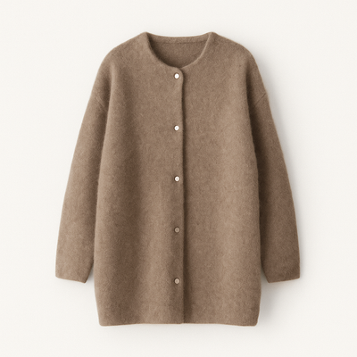 Cardigan light dark brown