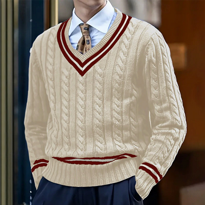 Floris | Stilvoller Pullover mit V-Ausschnitt