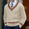 Floris | Stilvoller Pullover mit V-Ausschnitt