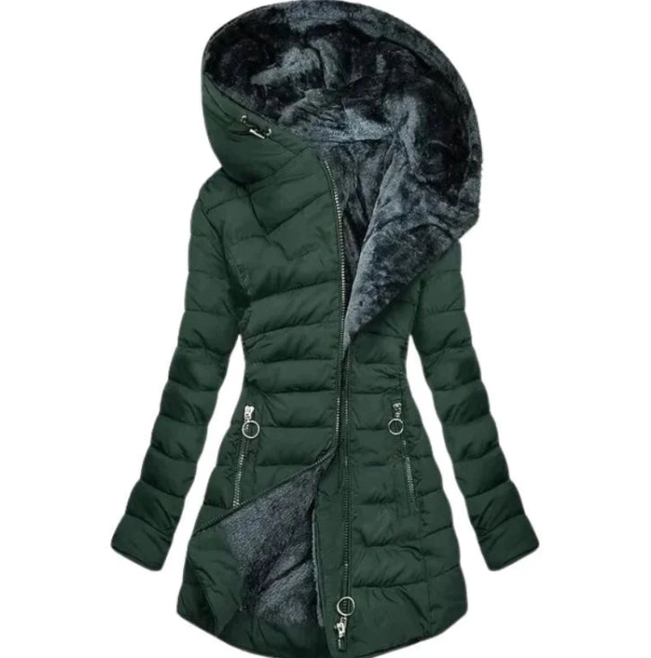 Parka elegante in lana per donna