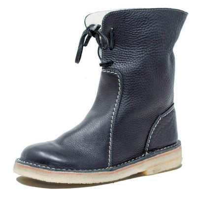 Wasserdichte Fleece-Damenstiefel mit warmem Wollfutter - Ideal für den Winter