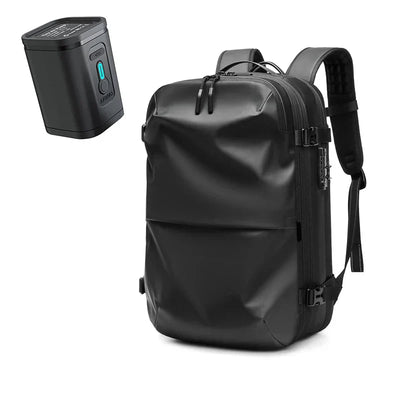Anti-Diebstahl-Rucksack - 60L Reiserucksack mit Vakuum-Kompression