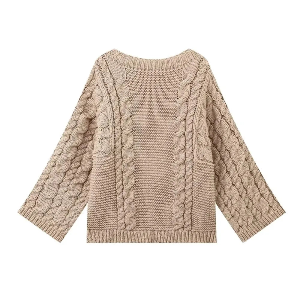 Mia - Damen Pullover Oversized - Stylischer Strick | Pullover