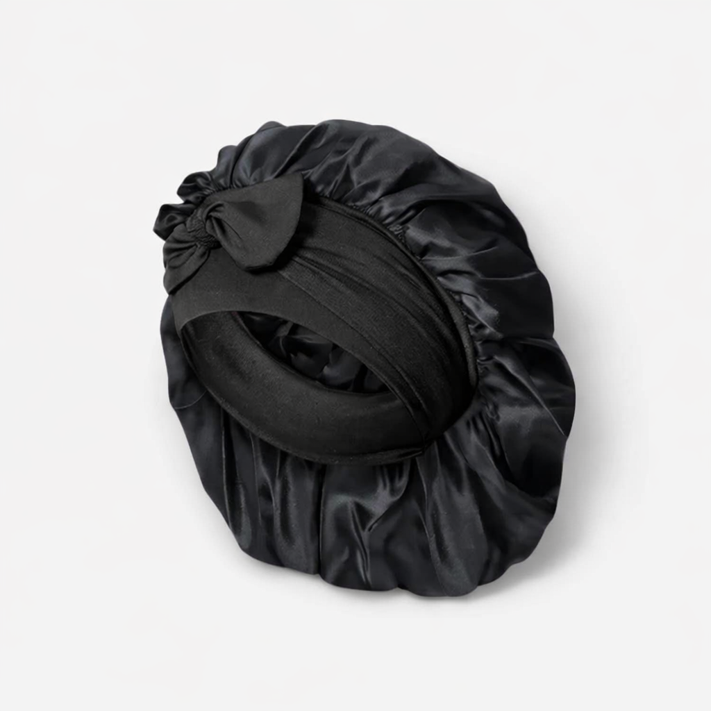 Silk cap black