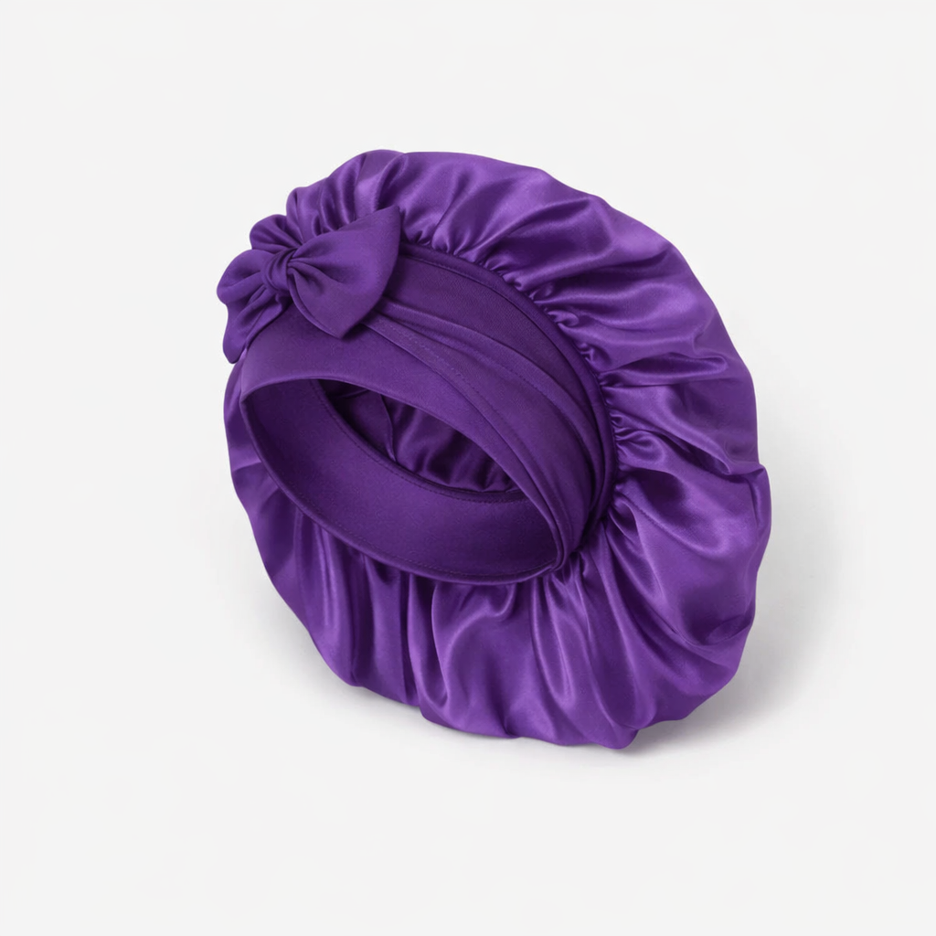 Silk cap purple