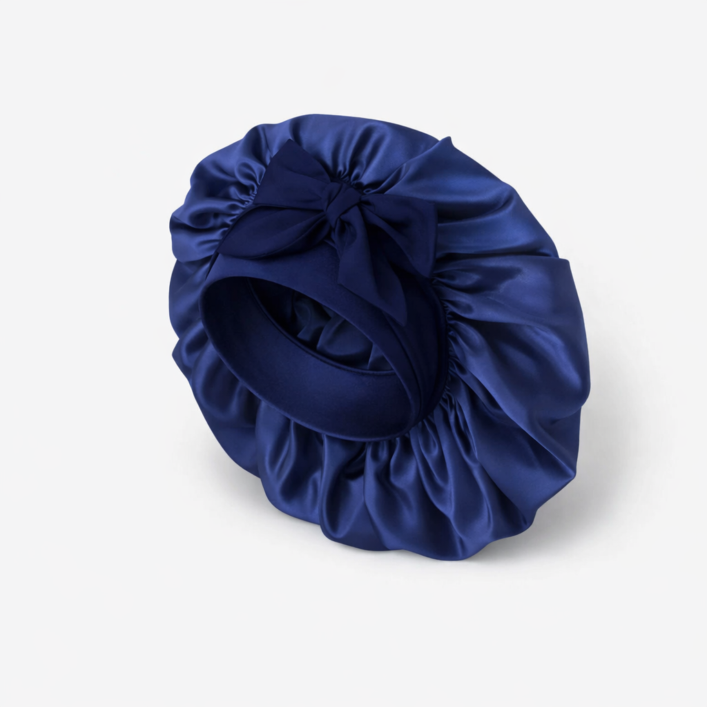 Silk cap blue