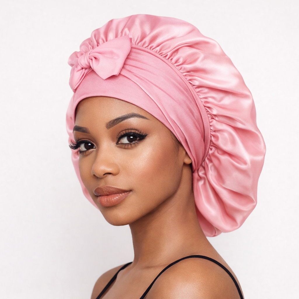 Silk cap pink