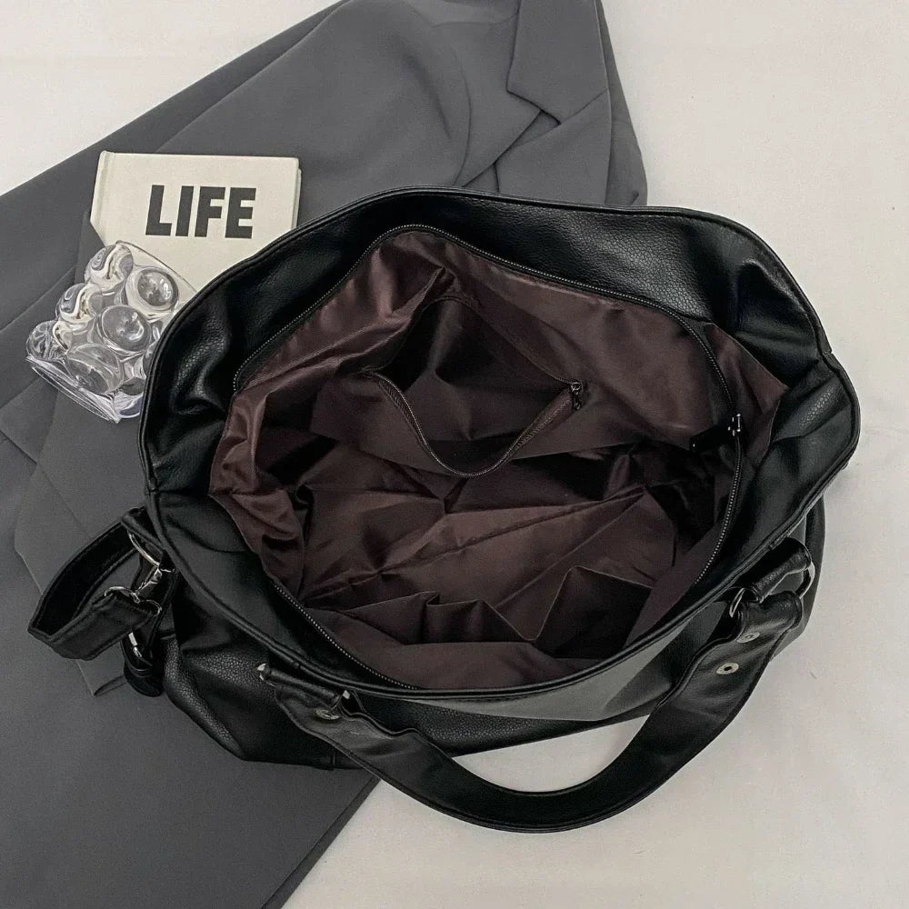 Lunelle - Bolso grande de piel flexible