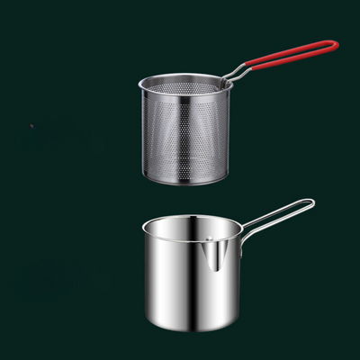 CookPro - Kompaktes Fritteusen-Set mit Öl-Sparpaste