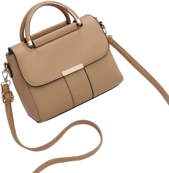 Ali - Schicke vegane Ledertasche mit Deckel