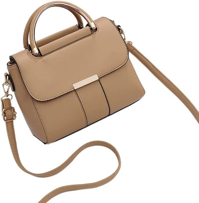 Ali - Schicke vegane Ledertasche mit Deckel