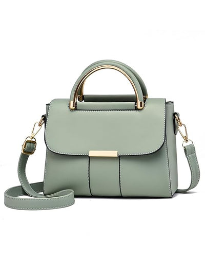Ali - Schicke vegane Ledertasche mit Deckel