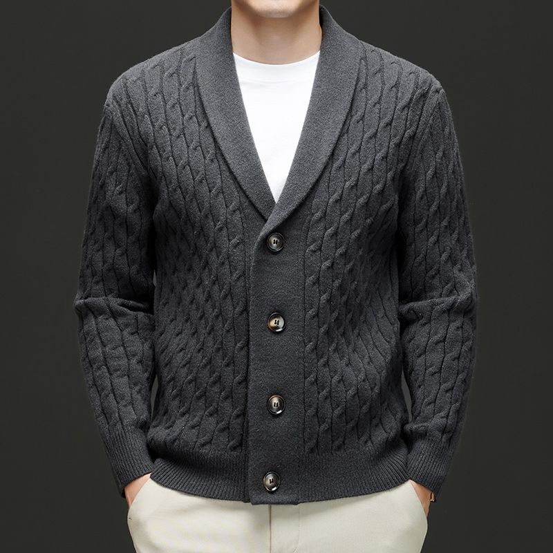 Gilet classico da uomo con chiusura a bottoni