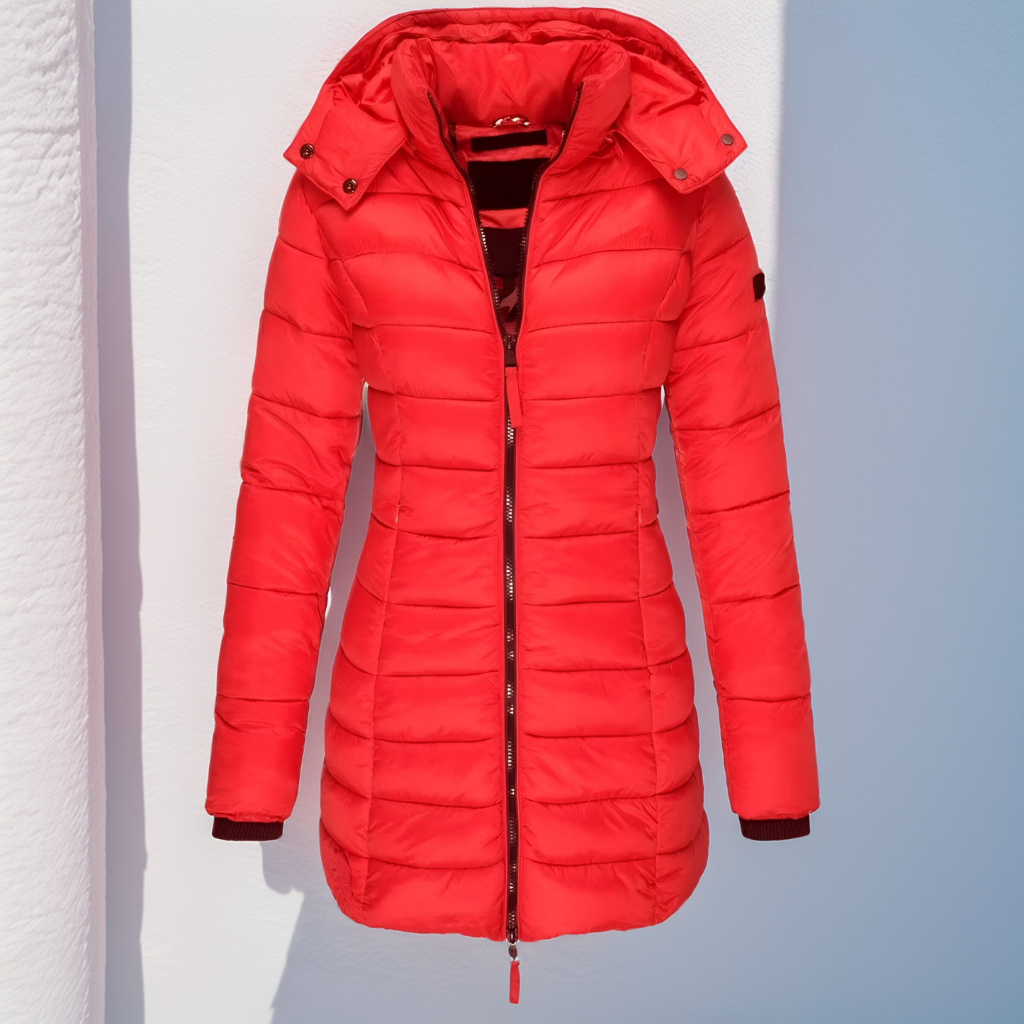 Giacca trapuntata Eva Long - Calda, leggera e idrorepellente