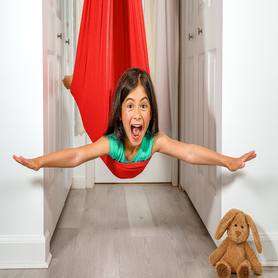 Asiento de terapia interior de algodón para niños con columpio sensorial