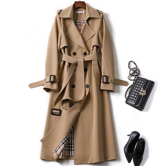 Trench elegante per donna - senza tempo, leggero e stiloso