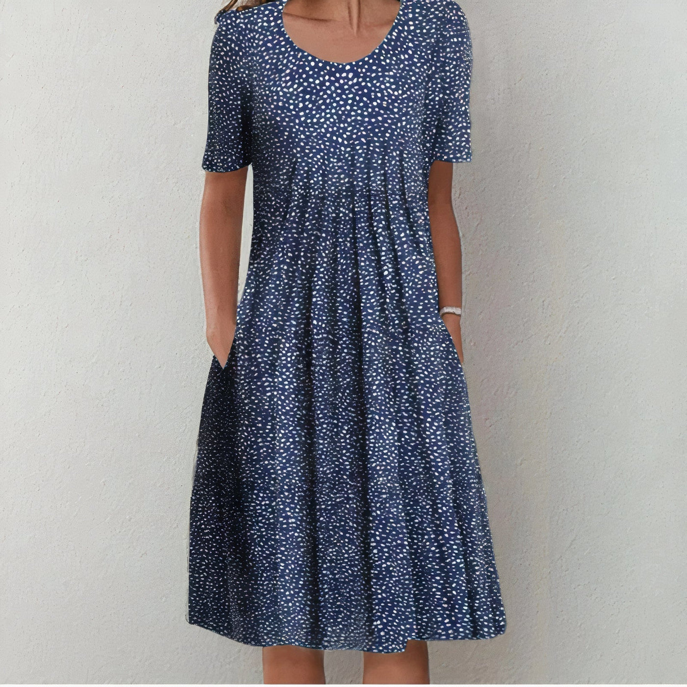Elegantes Baumwollkleid - Stella