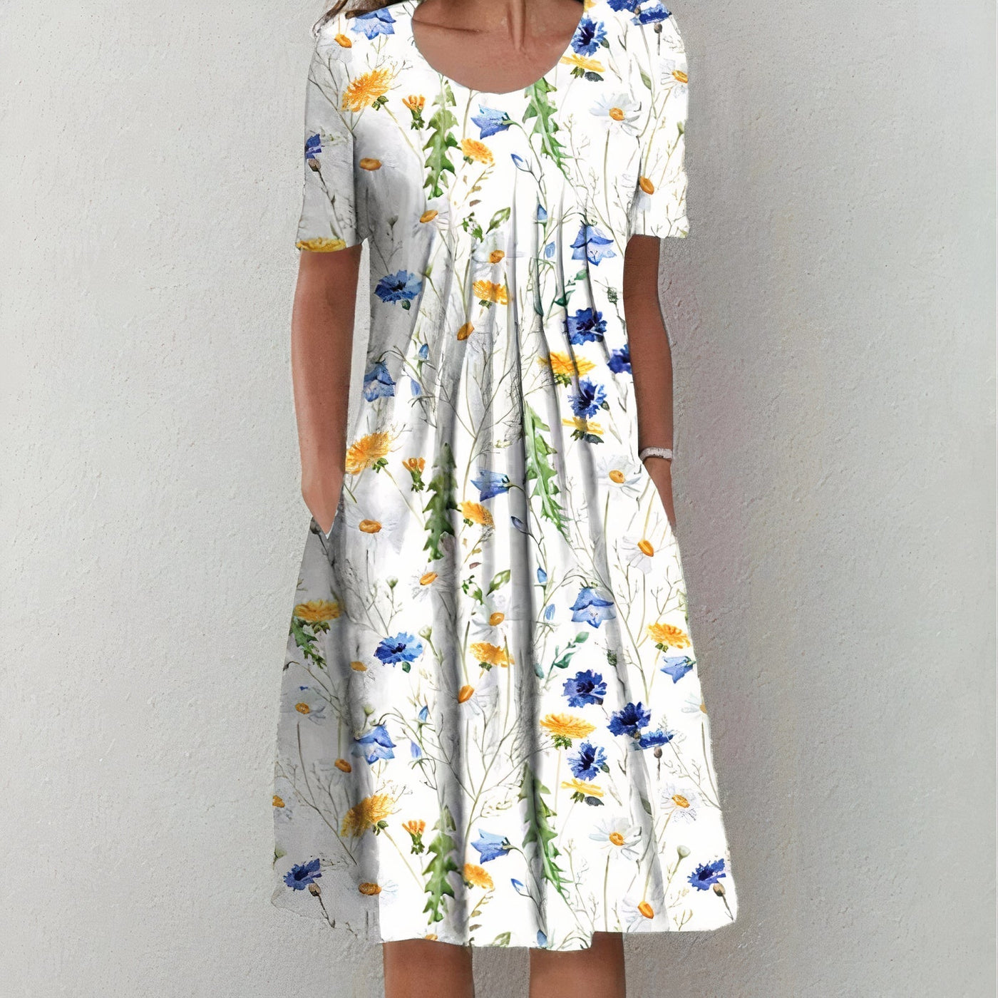 Elegantes Baumwollkleid - Stella