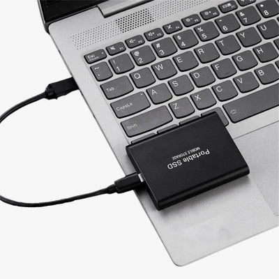 Unidad SSD externa de aluminio para almacenamiento portátil