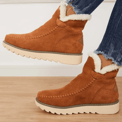 Botas de invierno para mujer súper cómodas y cálidas: antideslizantes y con forro suave.