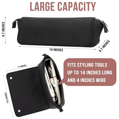 2-in-1 Haartool Reisetasche & Hitzebeständige Matte