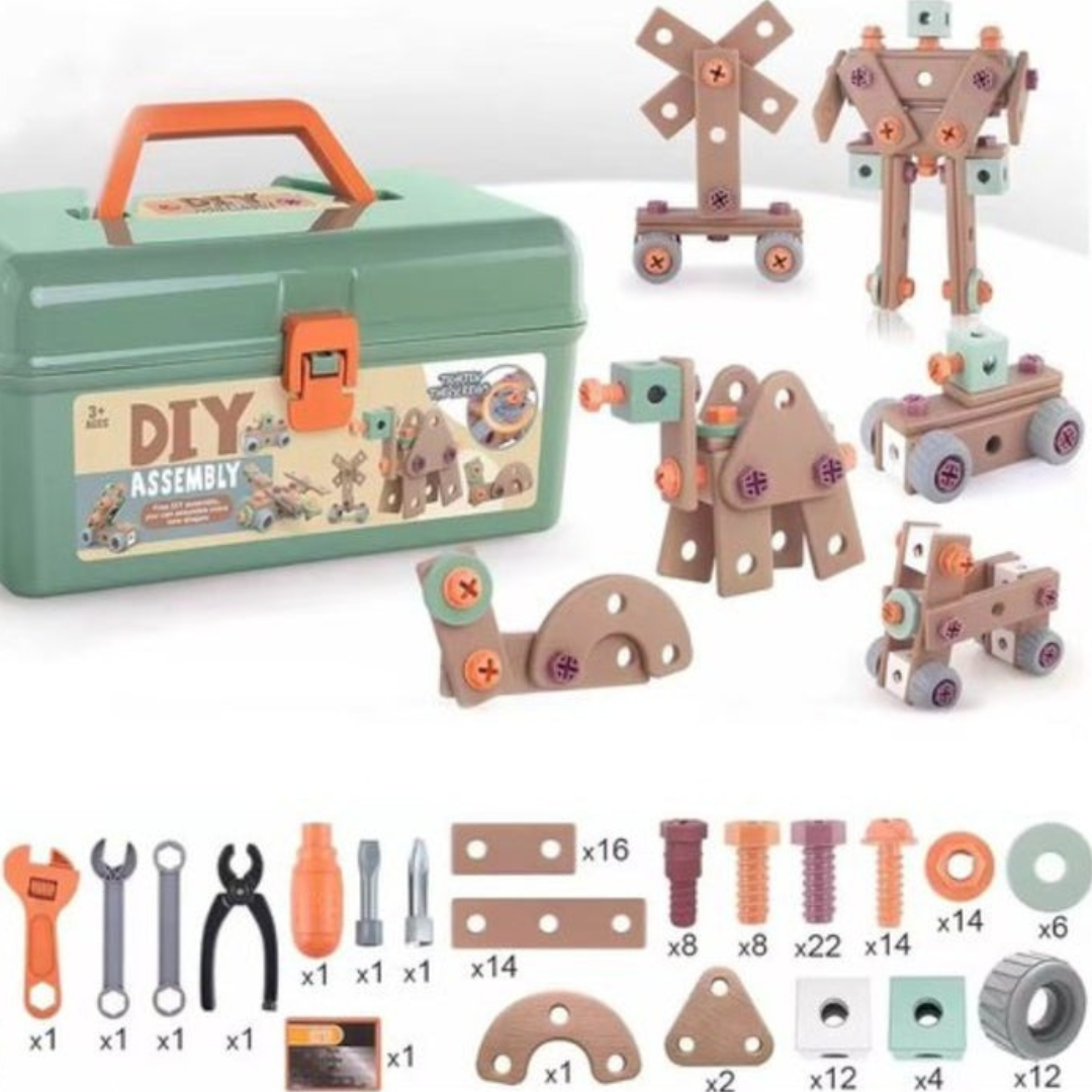 HANDYBUDDY | Juego de herramientas de bricolaje seguro para niños 