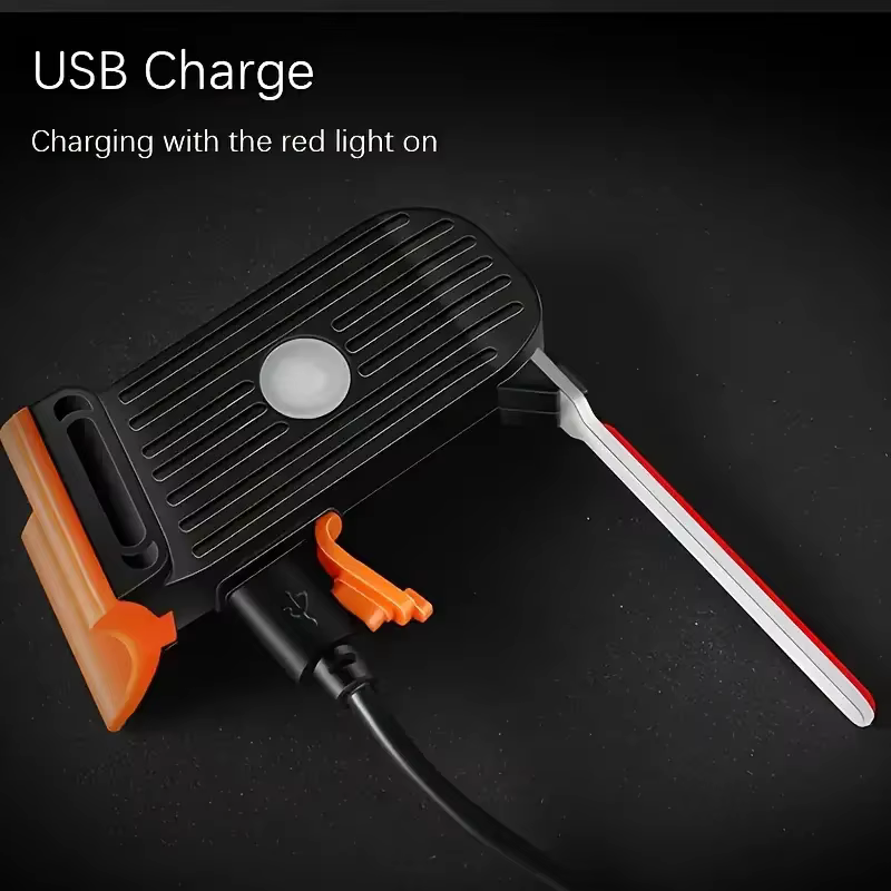 Luz trasera recargable para bicicleta