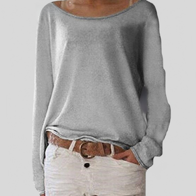 Alexa - Edler leichter Pullover mit Rundhalsausschnitt