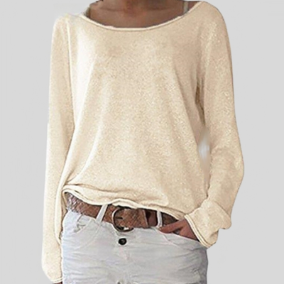 Alexa - Edler leichter Pullover mit Rundhalsausschnitt