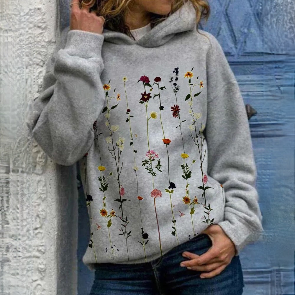 Floral Hoodie for Women