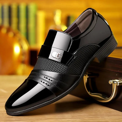 George - Vintage Herrenschuhe mit spitzer Zehe