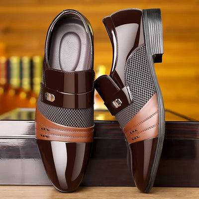 George - Vintage Herrenschuhe mit spitzer Zehe