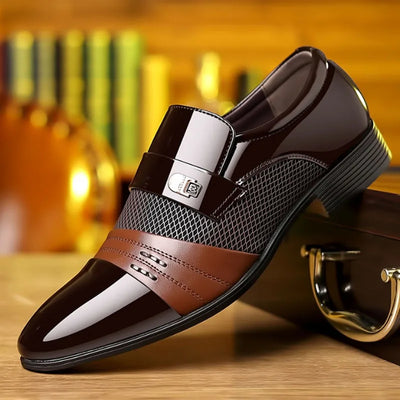 George - Vintage Herrenschuhe mit spitzer Zehe