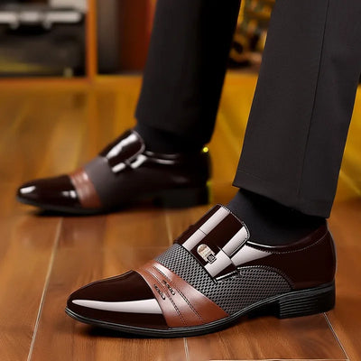 George - Vintage Herrenschuhe mit spitzer Zehe