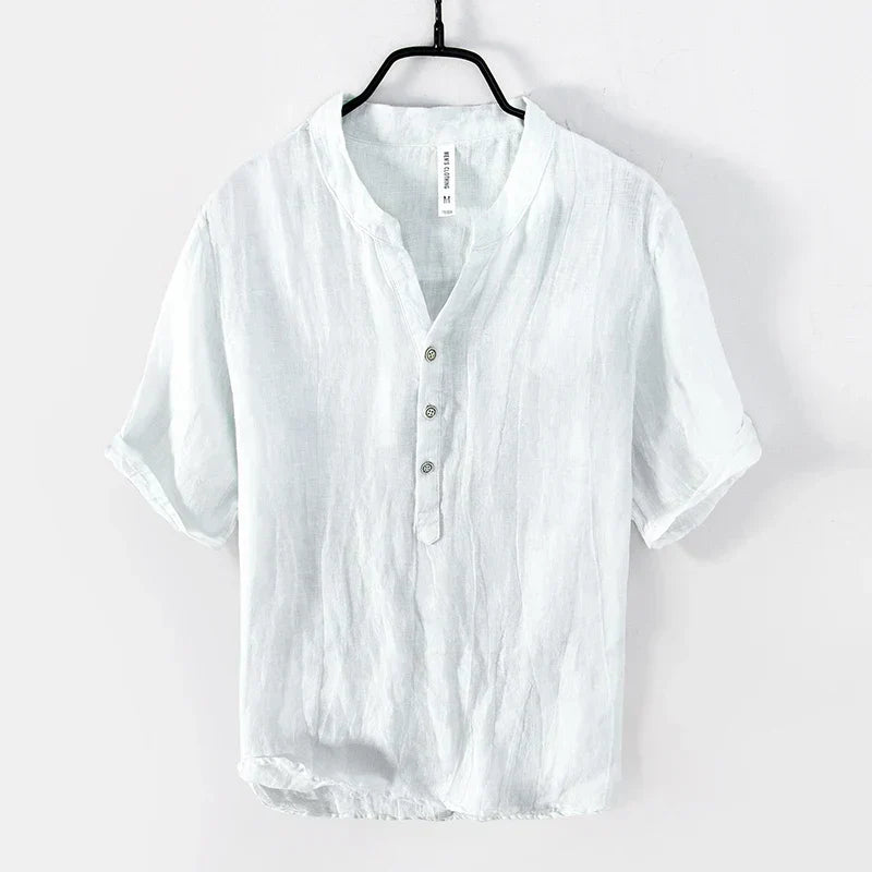 Gaferino - Herren Sommer Leinenhemd
