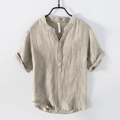 Gaferino - Herren Sommer Leinenhemd