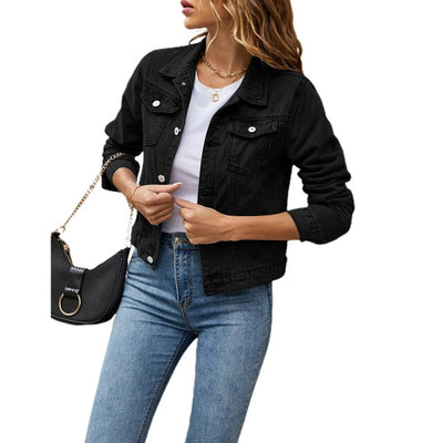 Stylische Jeansjacke aus Baumwolle - Damen