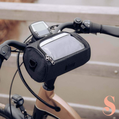 Wasserdichte Fahrradtasche mit Touchscreen - spritzwassergeschützt und multifunktional für sicheres Radfahren