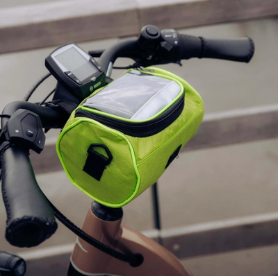 Wasserdichte Fahrradtasche mit Touchscreen - spritzwassergeschützt und multifunktional für sicheres Radfahren
