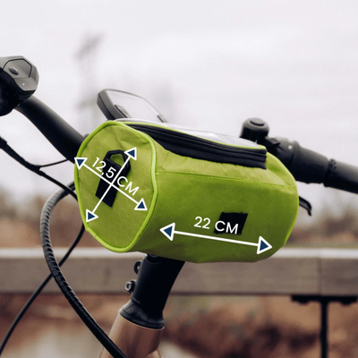 Wasserdichte Fahrradtasche mit Touchscreen - spritzwassergeschützt und multifunktional für sicheres Radfahren