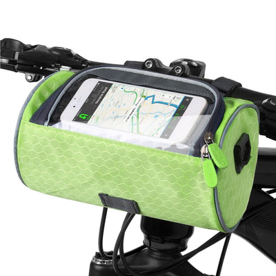 Wasserdichte Fahrradtasche mit Touchscreen - spritzwassergeschützt und multifunktional für sicheres Radfahren