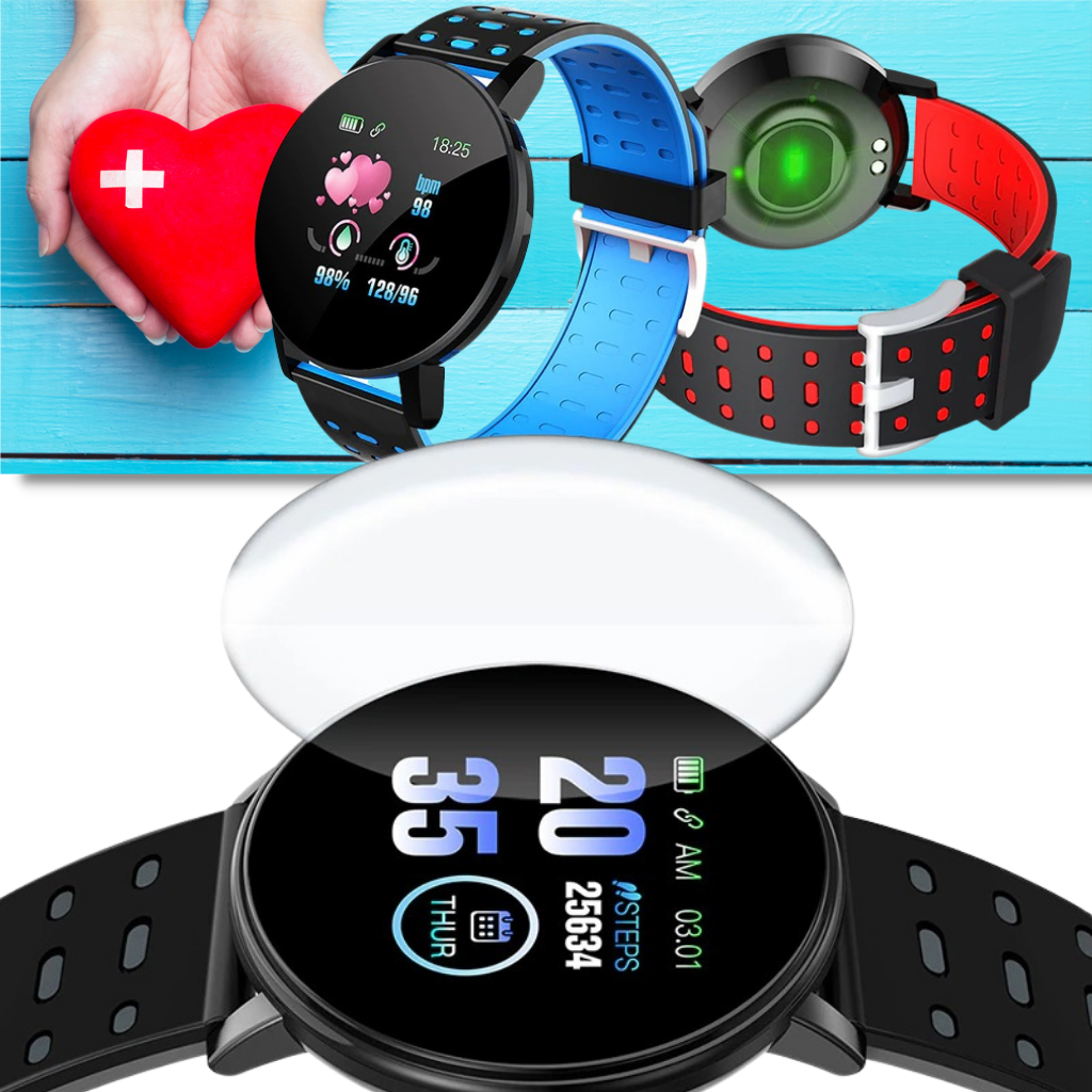 Intelligente Uhr mit wasserdichtem Fitness-Tracking