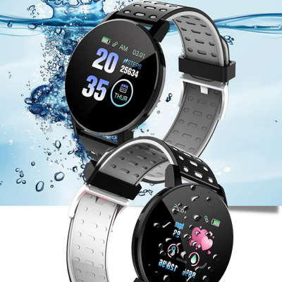 Intelligente Uhr mit wasserdichtem Fitness-Tracking