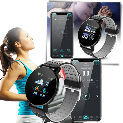Intelligente Uhr mit wasserdichtem Fitness-Tracking