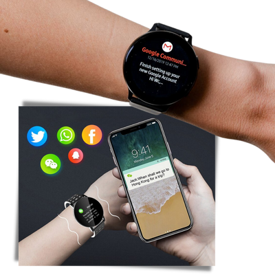 Intelligente Uhr mit wasserdichtem Fitness-Tracking