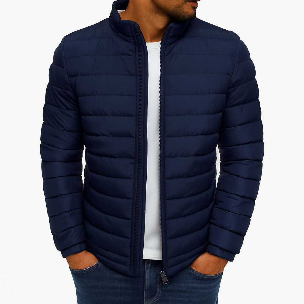 Stylish luxury down jacket black