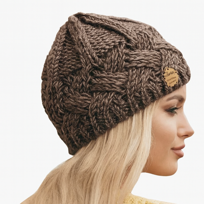 Knitted hat coffee